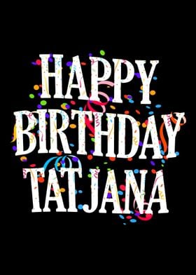 Happy Birthday Tatjana