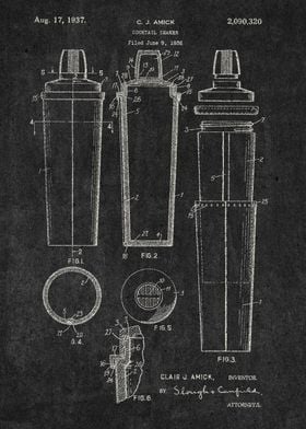 1937 Cocktail Shaker