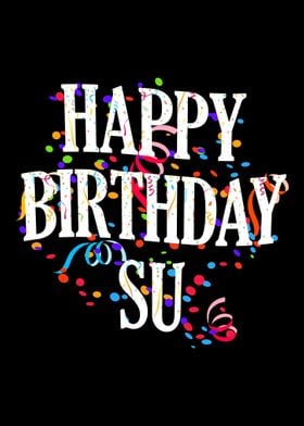 Happy Birthday Su