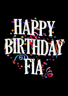 Happy Birthday Fia