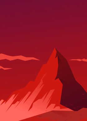 Red mountain
