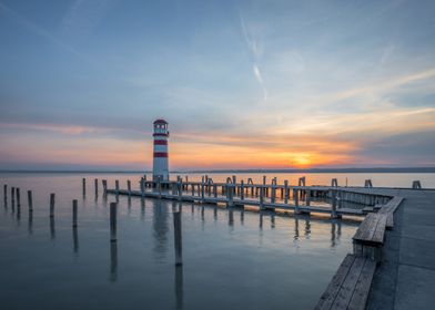 Lighthouse on the Sea