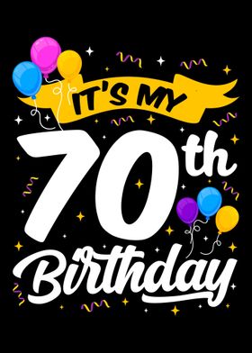70th Birthday Seventieth