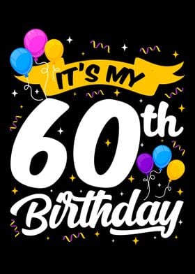 60th Birthday Sixtieth 60