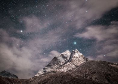 MOUNTAIN NIGHT SKY