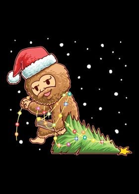 Bigfoot Christmas Tree Lig