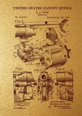 15 1898 Revolver Patent