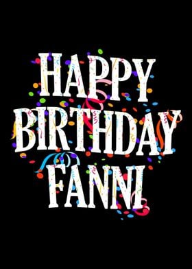 Happy Birthday Fanni