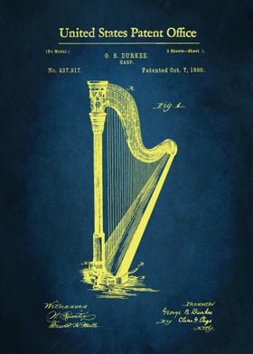 40 Harp Patent 1890