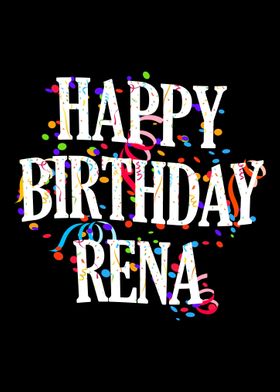 Happy Birthday Rena