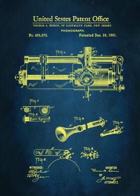 34 Edison Phonograph Pate