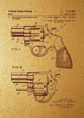 17 1973 Colt Revolver Pat