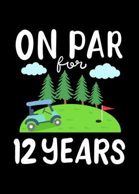 12th Birthday Golfcar