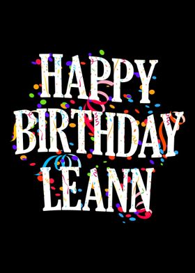 Happy Birthday Leann