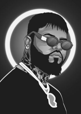 Farruko Grayscale