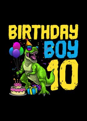 10th Birthday Dinosaur