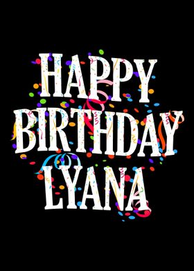 Happy Birthday Lyana