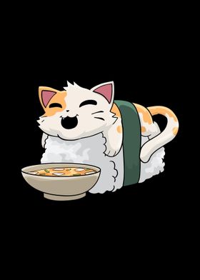 Sushi Cat Miso Anime