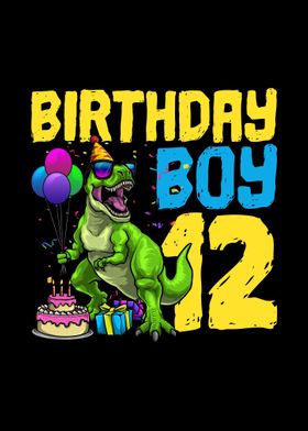 12th Birthday Dinosaur