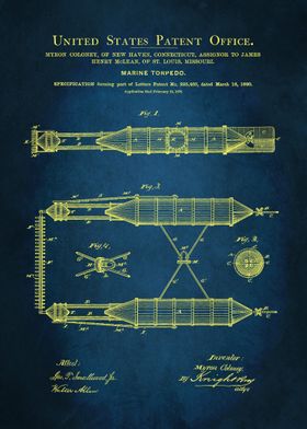 41 Marine Torpedo Patent 