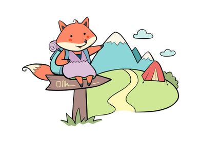 Fiona Fox Hiking Adventure