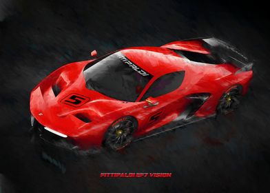 Fittipaldi EF7 Vision car