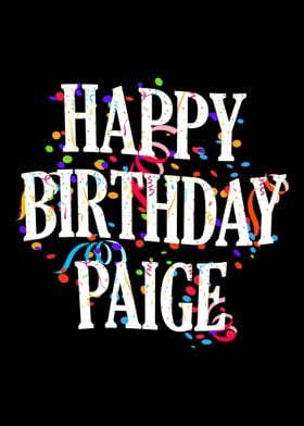 Happy Birthday Paige