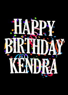 Happy Birthday Kendra