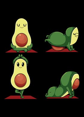 Flexible Avocado Yoga