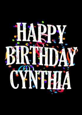 Happy Birthday Cynthia