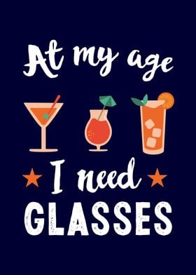 At my age I need Glasses