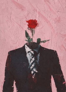 Rose Painting Poster Art