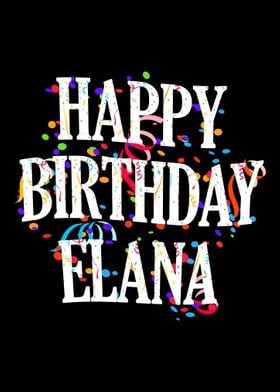 Happy Birthday Elana