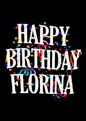 Happy Birthday Florina