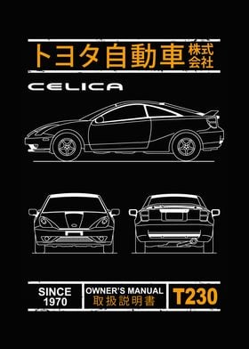 Blueprint of the Celica 7