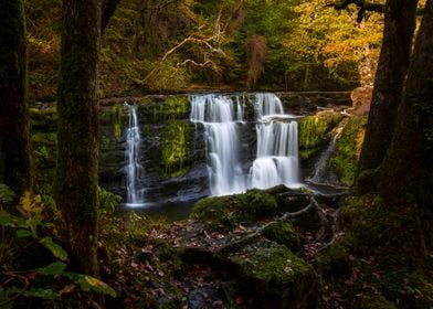 Autumn at Panwar Waterfall