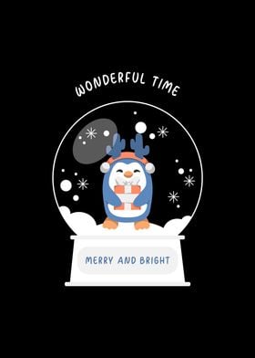 Wonderful Time Snow Globe