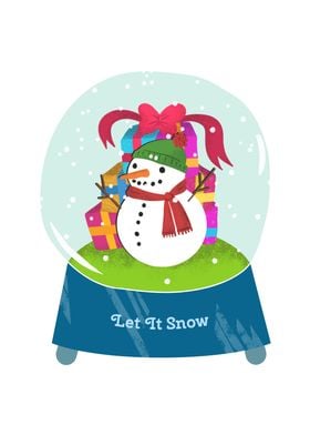 Snowman Snow Globe