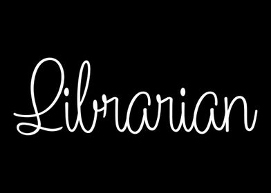 Librarian Lettering Librar