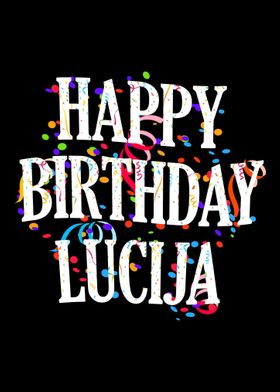 Happy Birthday Lucija