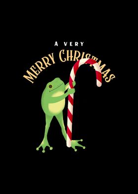 Merry Christmas Frog