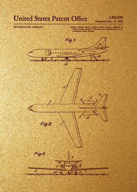 53 Caravelle Jet Airplane