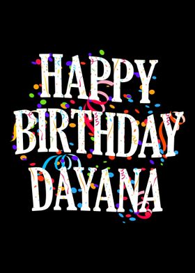 Happy Birthday Dayana