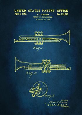 57 1940 Trumpet Patent