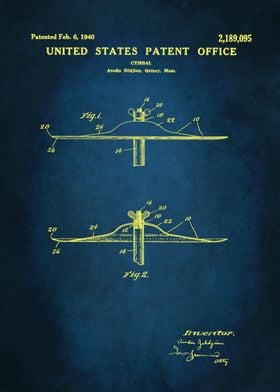 56 Zildjian Cymbal Patent