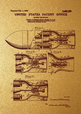 22 Rocket Projectile Pate