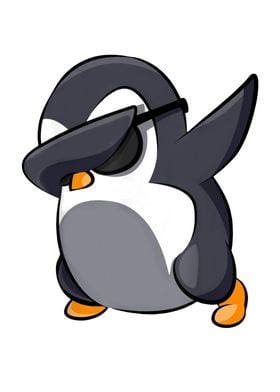 Dabbing Penguin