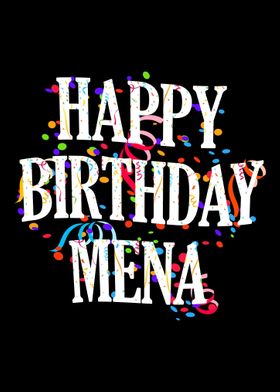 Happy Birthday Mena