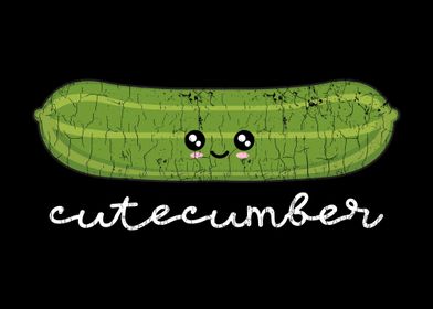 Funny Cute Cucumbers Desig