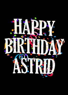 Happy Birthday Astrid